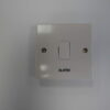 Schneider GET GU5000 Ultimate White Moulded Unswitched Connection Unit 13A Engraved ALARM