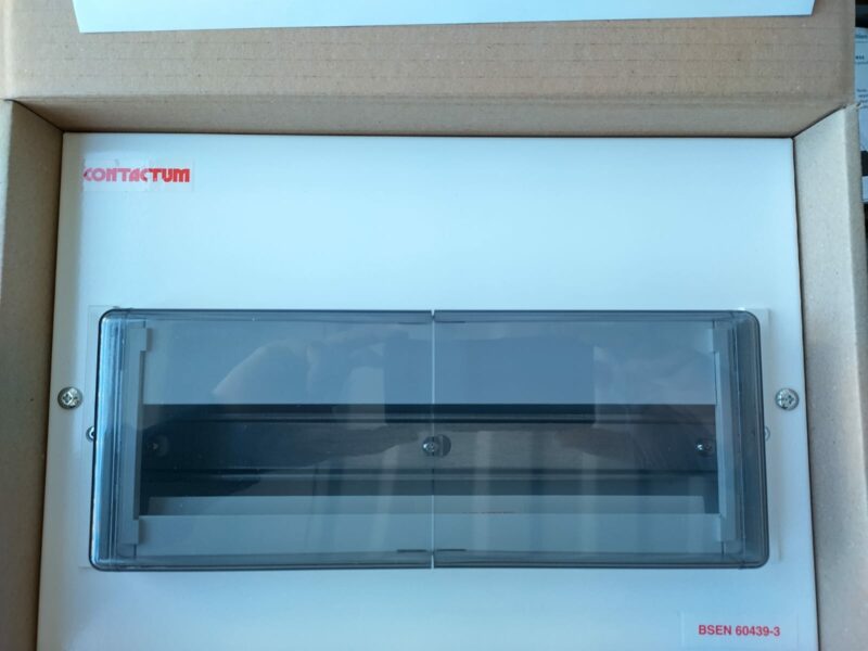 Contactum FBA14 14 Mod Metal Consumer Unit Enclosure – No Knockouts
